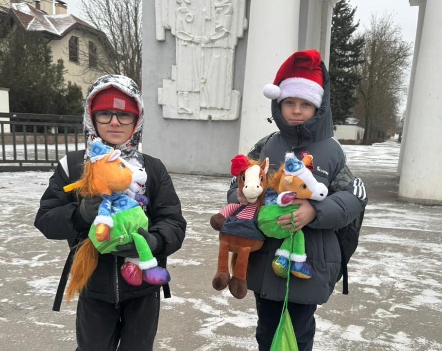 Владислав Синёв передал новогодние подарки для детей с ОВЗ из города Волгодонска 