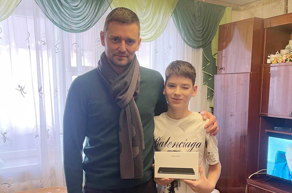 Борис Аксенов исполнил новогоднее желание юного Руслана из Сальска