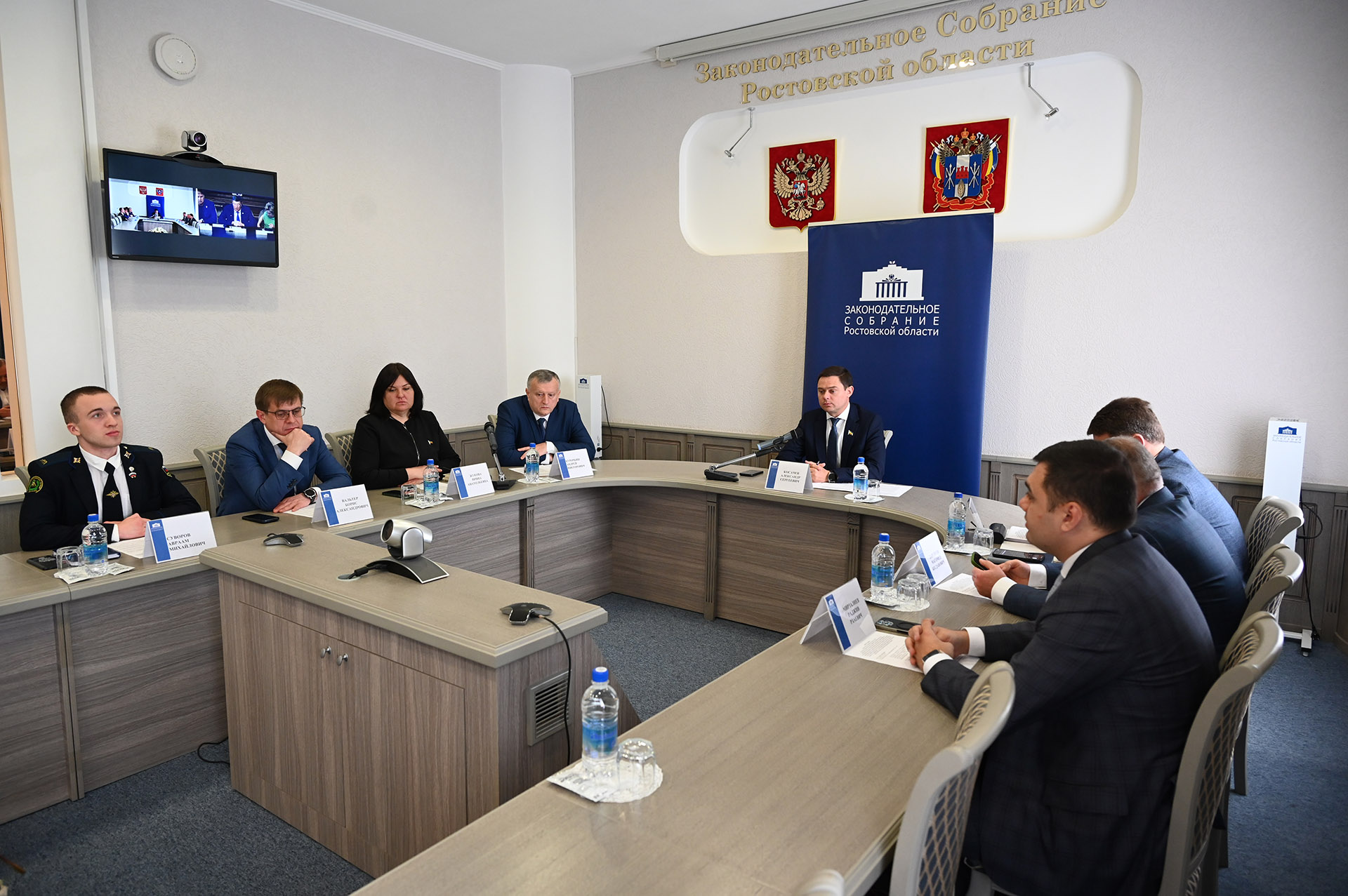 Депутаты донского парламента и Заксобрания Санкт-Петербурга обменялись опытом реализации закона об общих принципах организации публичной власти
